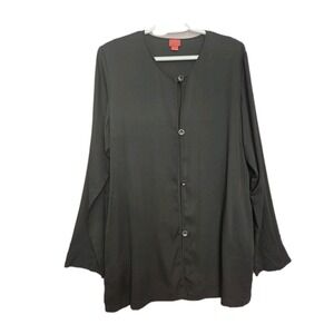 100% Silk Kimono Tunic Style Top By Marisol Gerona Sz. Medium